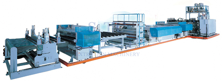 130 PC Hollow Profile Sheet Co-extrusion Line