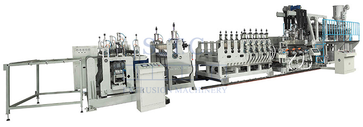 288 PC Corrugated Sheet Co-Extrusion Line